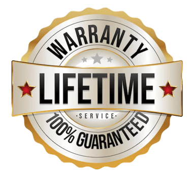 lifetime warranty badge